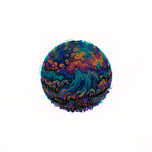 TIE DYE OCEAN PLANET