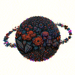SHATTERED FLOWERS PLANET