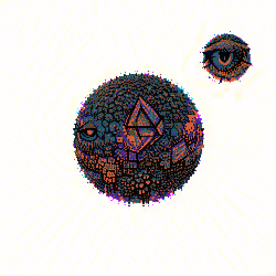 SHATTERED ALL SEEING EYE PLANET