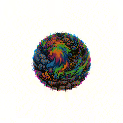 TIE DYE TORNADO PLANET