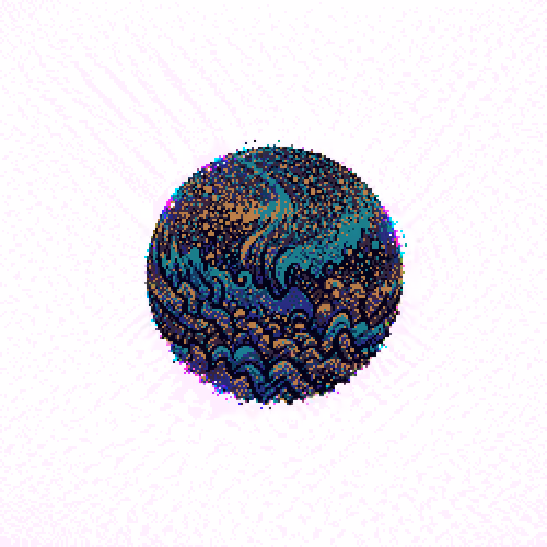 GLIMMERING WAVES PLANET