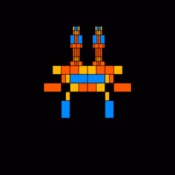 Two-headed Halloween Robot
