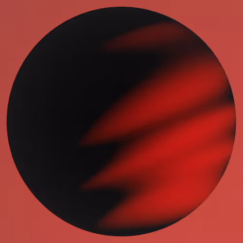 Jupiter in red
