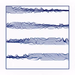 Blue waves.