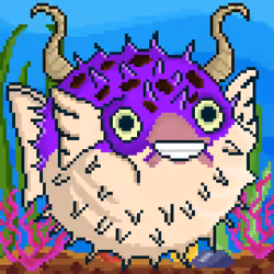 Puffer Pixel Fish #890