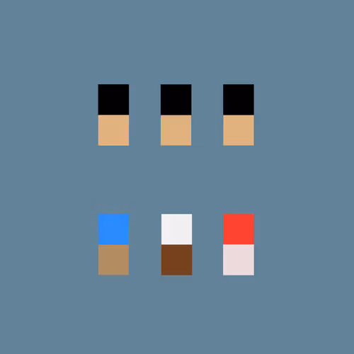 Studies for Two Bit Punks