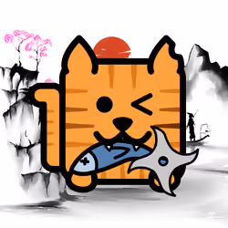 Square Cat Warrior #10003