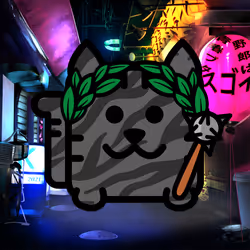 Square Cat Warrior #10029