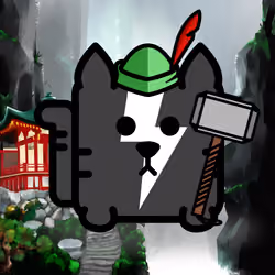 Square Cat Warrior #10013