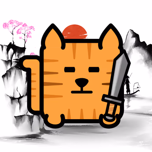 Square Cat Warrior #10068