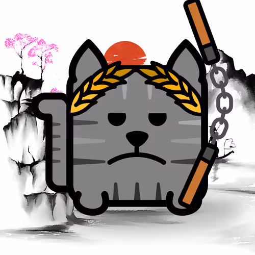 Square Cat Warrior #10072
