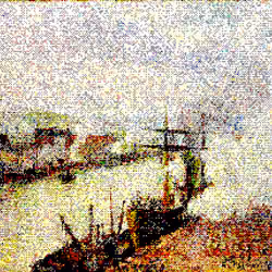 QUINTESSENCE #61 - Camille Pissarro, Steamboats in the Port of Rouen