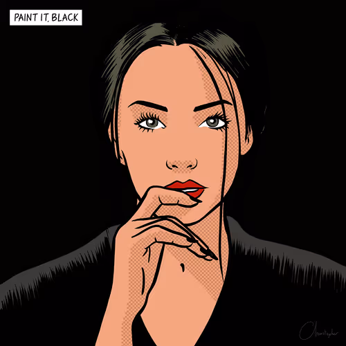 Paint It, Black by Christopher 