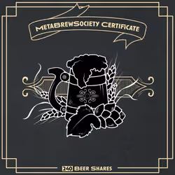 MetaBrewSociety Genesis Certificate #57