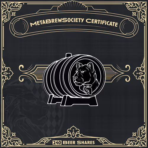MetaBrewSociety Genesis Certificate #534