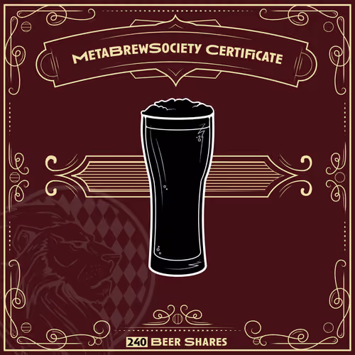 MetaBrewSociety Genesis Certificate #391