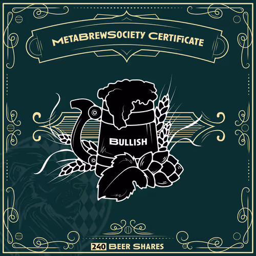 MetaBrewSociety Genesis Certificate #889