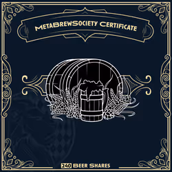 MetaBrewSociety Genesis Certificate #1013