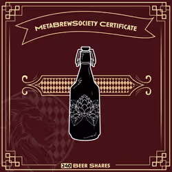 MetaBrewSociety Genesis Certificate #604