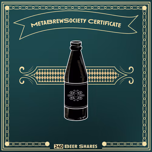 MetaBrewSociety Genesis Certificate #405