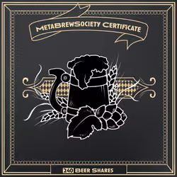 MetaBrewSociety Genesis Certificate #868