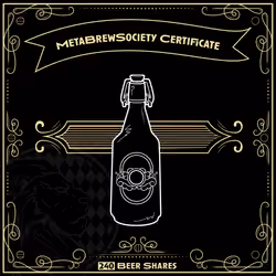 MetaBrewSociety Genesis Certificate #901