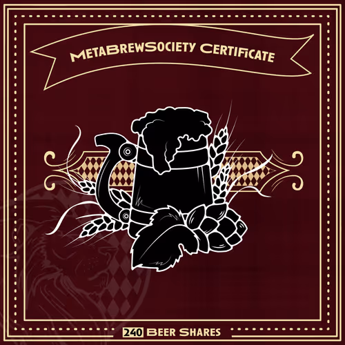 MetaBrewSociety Genesis Certificate #1140