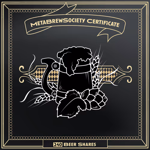 MetaBrewSociety Genesis Certificate #689
