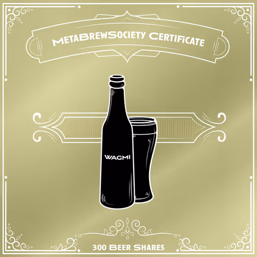 MetaBrewSociety Genesis Certificate #1009