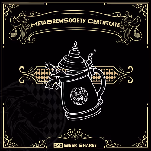 Metabrewsociety Genesis Certificate