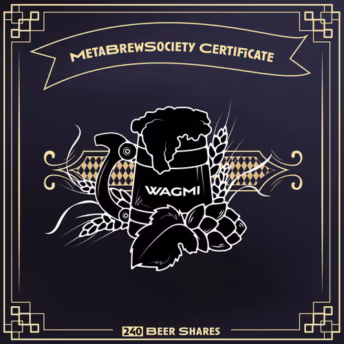 MetaBrewSociety Genesis Certificate #729