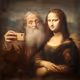Selfie with da Vinci