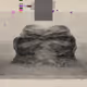 MELTING STONE WITH GREY (DOUBLE EXPOSURE)