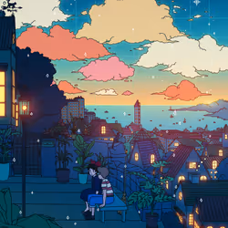 Town with an Ocean View