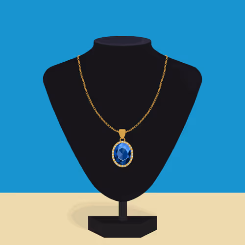 Sapphire Necklace #4