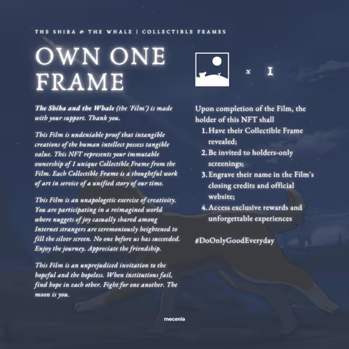 The Shiba And The Whale Collectible Frames