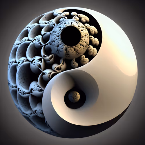 Yin Yang: Potentiality Actuality, by Code of Kai