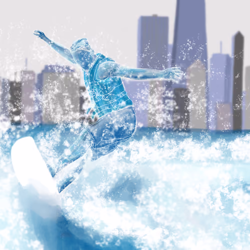 Lake Surfer Chaz