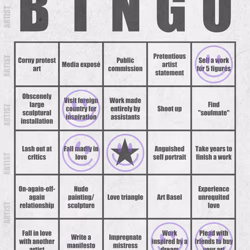 Artist Bingo