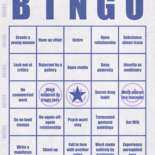 Artist Bingo