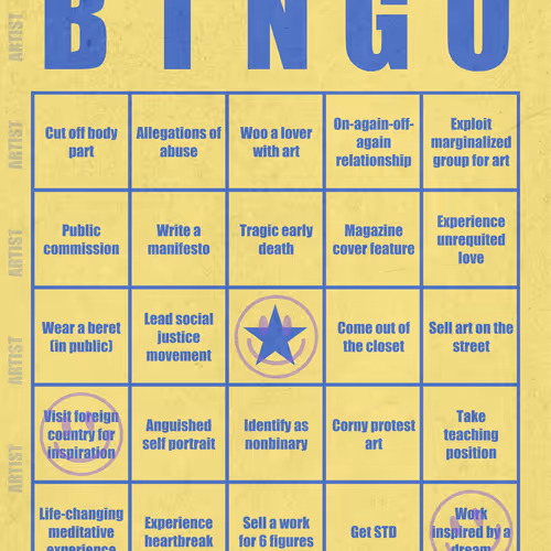 Artist Bingo