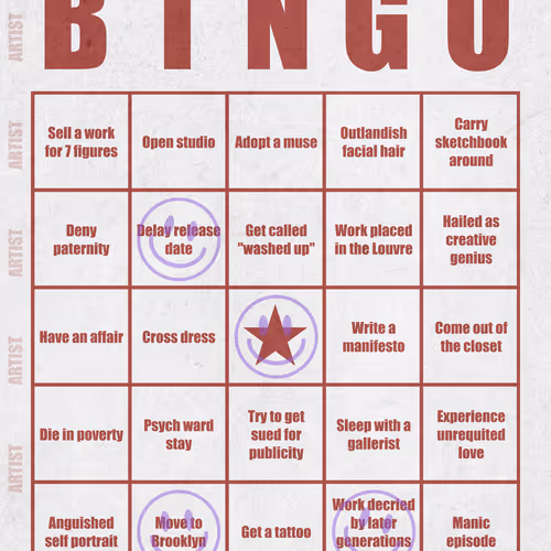 Artist Bingo