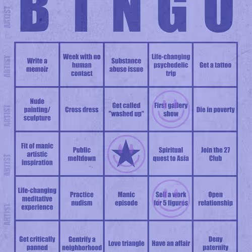 Artist Bingo