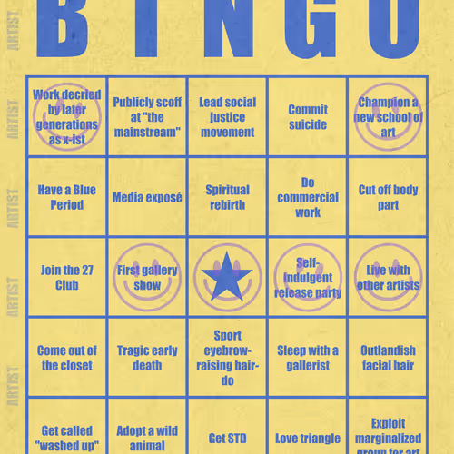 Artist Bingo