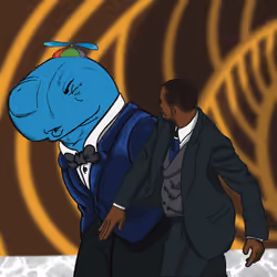 Whale Smith Slapped the Sh*t Out Me - Light Blue