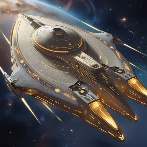 Galactic Velocity: The Supersonic Starships