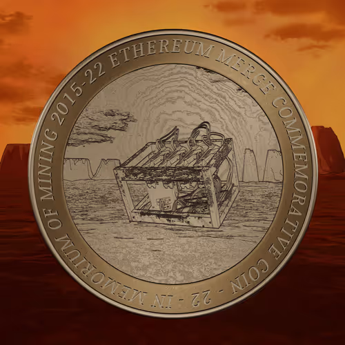 Ethereum Mining Commemorative Coin