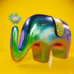 Miloverso Elephant #1007