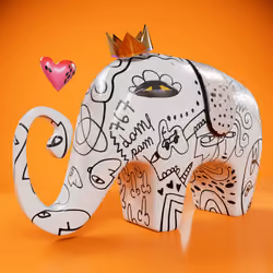 Miloverso Elephant #0328