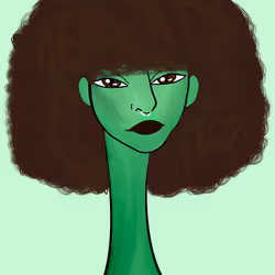 Long Neckie Lady #2869